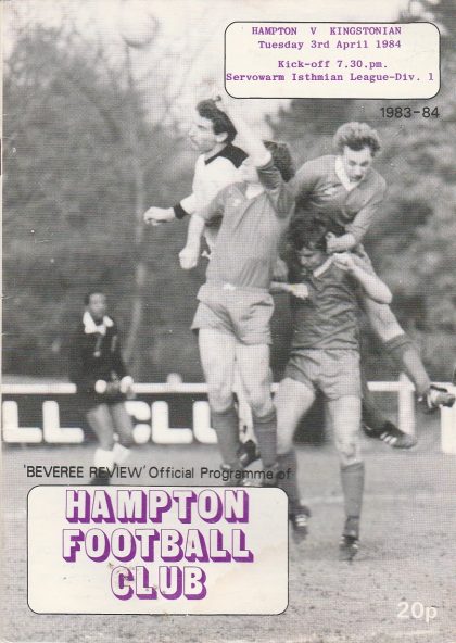 Hampton v Kingstonian 03-Apr-1984
