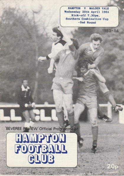 Hampton v Malden Vale 28-Apr-1984