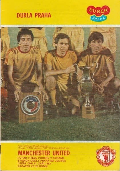 Dukla Prague v Manchester United 27-Sep-1983