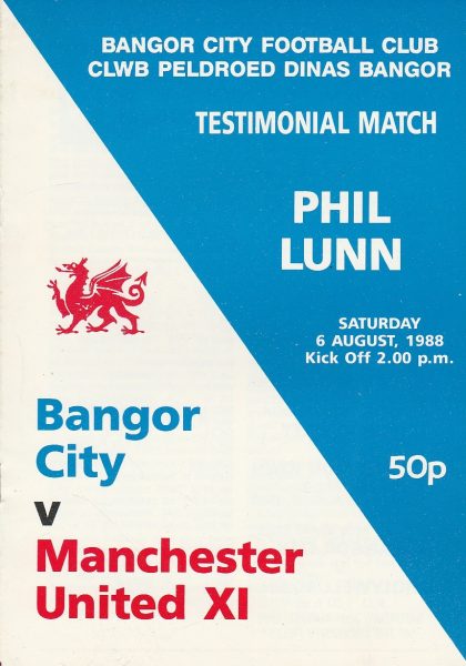 Bangor City v Manchester United XI 06-Aug-1988