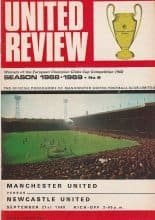 Manchester United v Newcastle United 21-Sep-1968