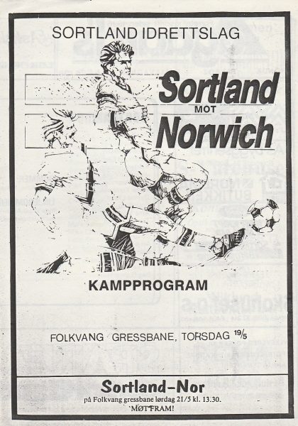 Sortland v Norwich City 19-May-1984