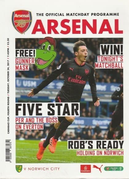 Arsenal v Norwich City 24-Oct-2017