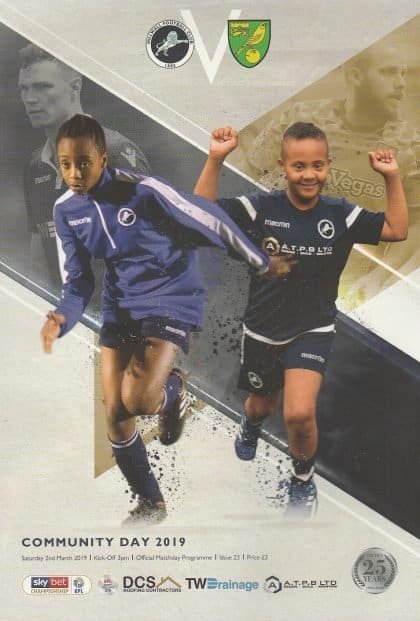 Millwall v Norwich City  02-Mar-2019