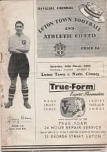 Luton Town v Notts County  26-Mar-1955