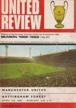 Manchester United v Nottingham Forest 05-Apr-1969