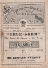 Luton Town v Plymouth Argyle  01-Feb-1947