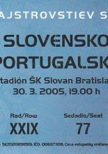 Slovenia v Portugal 30-Mar-2005