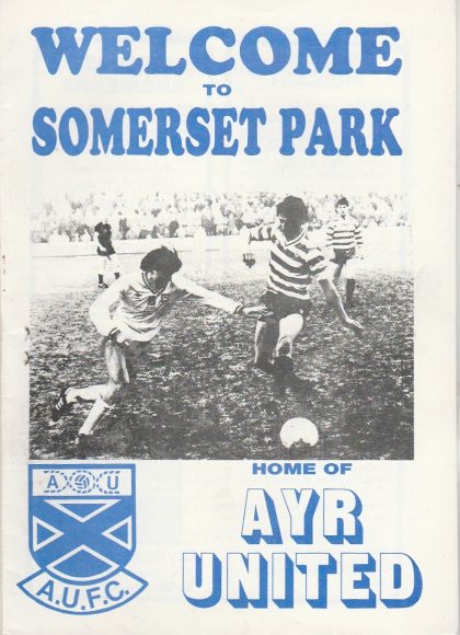 Ayr United v Glasgow Rangers 03-Aug-1985