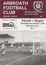 Arbroath v Glasgow Rangers 06-Aug-1988