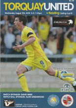 Torquay United v Reading  11-Aug-2010