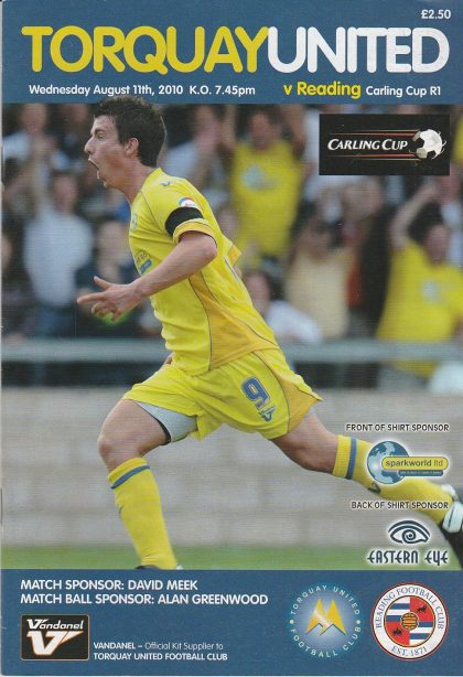 Torquay United v Reading  11-Aug-2010