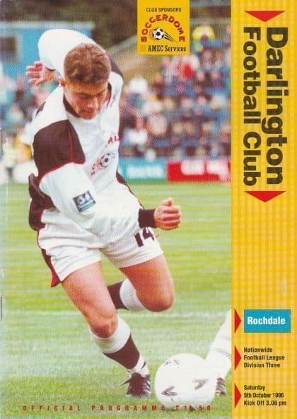 Darlington v Rochdale 05-Oct-1996