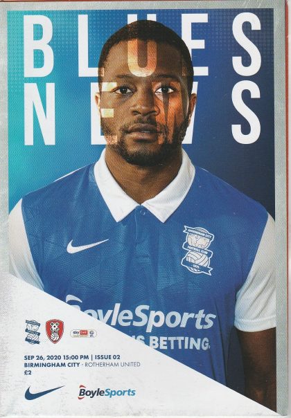 Birmingham City v Rotherham United 26-Sep-2020
