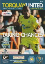 Torquay United v Shrewsbury Town 12-Mar-2011