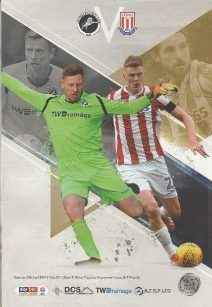 Millwall v Stoke City 27-Apr-2019