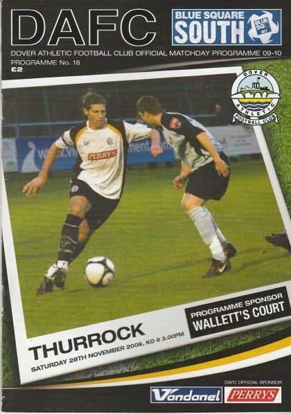 Dover Athletic v Thurrock 28-Nov-2009