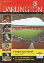 Darlington 96 and 2000 squads / 2003-04 squad v Total Cleaning Co Celebrity Team  20-Jan-2004