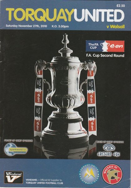 Torquay United v Walsall  22-Nov-2010