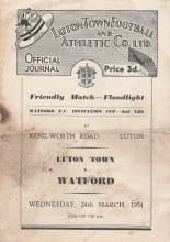 Luton Town v Watford  24-Mar-1954