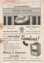 Luton Town v West Bromwich Albion  23-Aug-1958