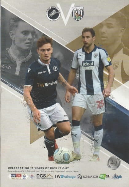 Millwall v West Bromwich Albion 06-Apr-2019