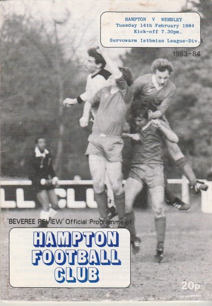 Hampton v Wembley  14-Feb-1984