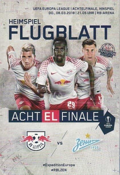 Red Bull Leipzig v Zenit St Petersburg  08-Mar-2018