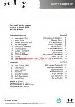 Tottenham Hotspur v Arsenal 16-Mar-2014