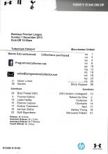 Tottenham Hotspur v Manchester United  01-Dec-2013