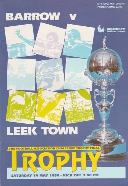 Barrow v Leek Town  19-May-1990