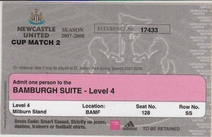 Newcastle United v Stoke City  16-Jan-2008