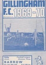 Gillingham v Barrow 28-Feb-1970