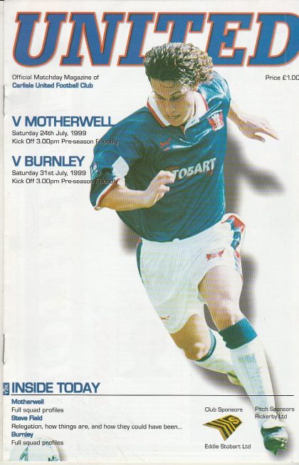 Carlisle United v Motherwell  24-Jul-1999