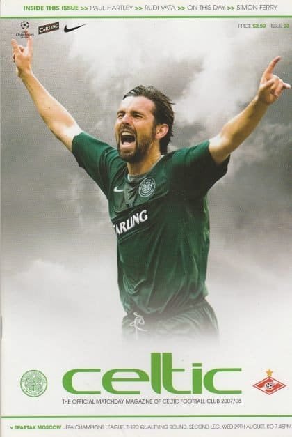 Glasgow Celtic v Spartak Moscow  29-Aug-2007