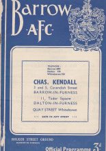 Barrow v Tranmere Rovers 16-Feb-1957