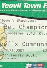 Yeovil Town v Blackpool 03-Dec-2013