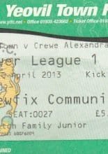 Yeovil Town v Crewe Alexandra 20-Apr-2013