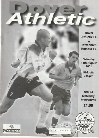Dover Athletic v Tottenham Hotspur 11-Aug-2001