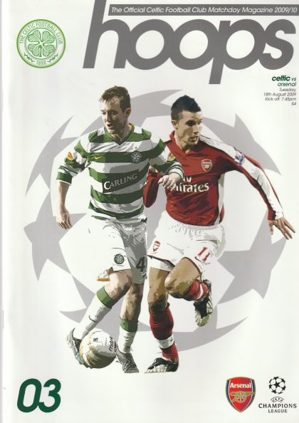 Glasgow Celtic v Arsenal 18-Aug-2009