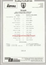 Reading Reserves v Brighton and Hove Albion Reserves 16-Mar-1988