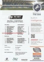 Millwall v Chesterfield  29-Aug-2015