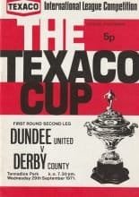 Dundee United v Derby County   29-Sep-1971
