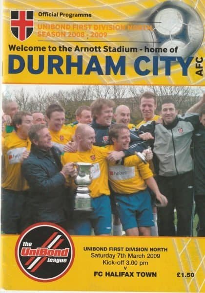 Durham City v  FC Halifax Town 07-Mar-2009