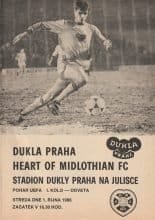 Dukla Prague v Heart of Midlothian   01-Oct-1986