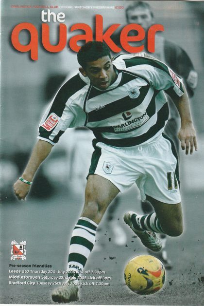 Darlington v Middlesbrough  22-Jul-2006