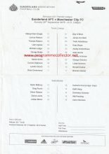 Sunderland u21 v Manchester City u21   20-Sep-2015