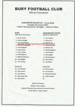 Bury v Manchester United 25-Jan-2007