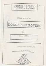 Doncaster Rovers Reserves v Oldham Athletic Reserves  17-Nov-1988