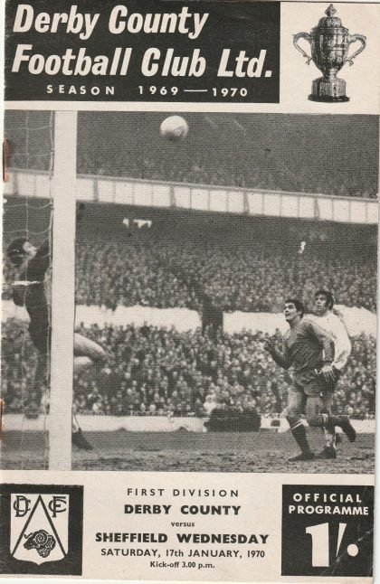 Derby County v Sheffield Wednesday  17-Jan-1970